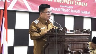 Bupati Satono Sampaikan Pidato Pertama di Rapat Paripurna DPRD Usai Pelantikan