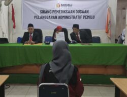 Libatkan Mahasiswa Hukum, Bawaslu Sambas Gelar Simulasi Sidang Pemeriksaan Dugaan Pelanggaran Pemilu
