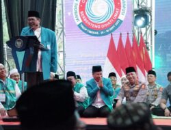 Ketua Umum PP Parmusi Berikan Pujian Kepada Bupati Satono di Depan Presiden