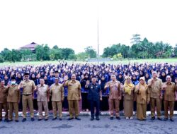 Lantik 1001 Pejabat Fungsional P3K, Bupati Satono Tidak Ingin Ada Laporan Guru Datang Terlambat