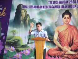 Bupati Satono Hadiri Kegiatan Perayaan Waisak Umat Budha Sekabupaten Sambas