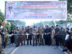 Penuhi Janji Kepada Masyarakat, Bupati Satono Bangun Jalan Desa Gapura Sepanjang 5,6 KM
