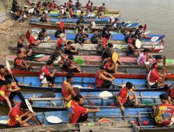Meriah! 114 Tim Dayung Ikuti Lomba Sampan Bidar Rice Muare Selakau Seri II 2026
